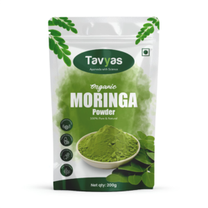 Tavyas Organic Moringa Powder 200g | 100% Natural Superfood | Rich in Vitamins & Minerals